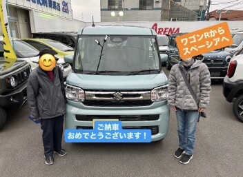 スペーシアご納車させていただきました